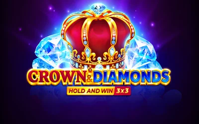 Crown and Diamonds: Hold and Win social slot game screen